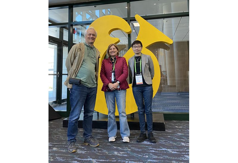 Jing, Antonia and Jorge at AACR 2022